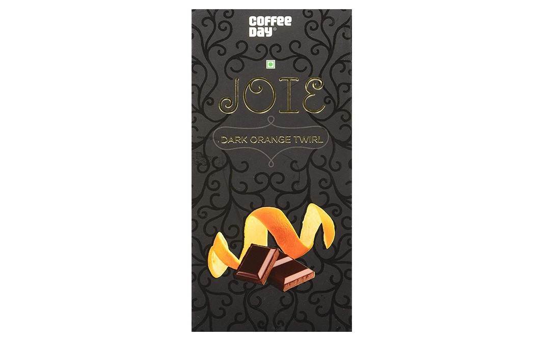 Coffee Day Joie Dark Orange Twirl Chocolate   Box  90 grams